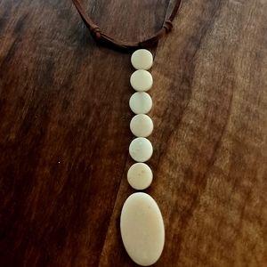 Chocker style low neckline necklace